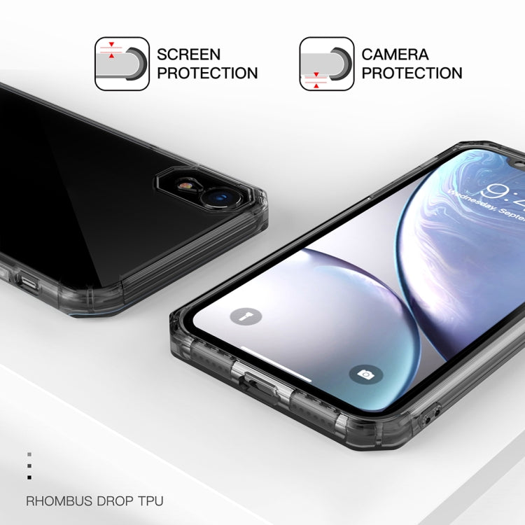 For iPhone XR Shockproof Octagonal Airbag Sound Conversion Hole Design TPU Case