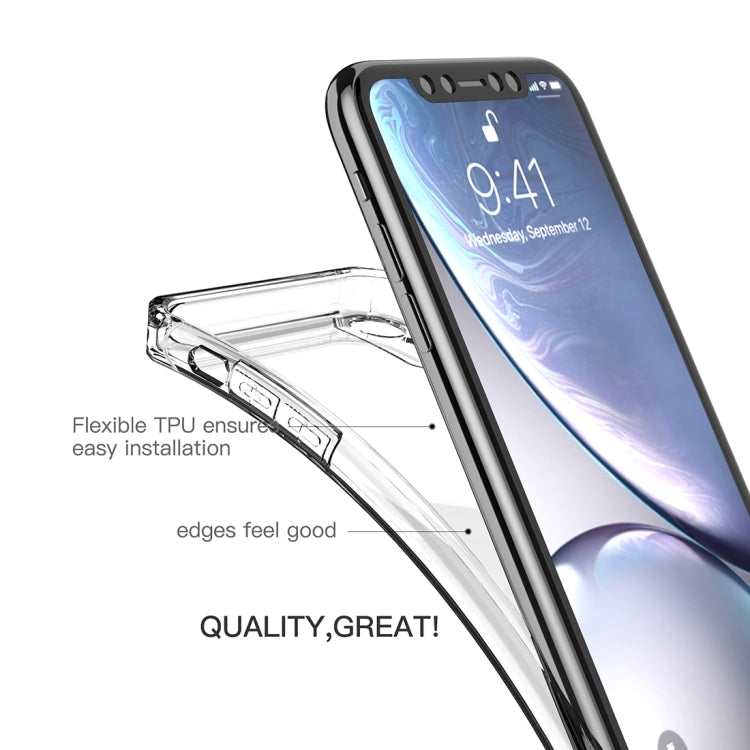 For iPhone XR Shockproof Octagonal Airbag Sound Conversion Hole Design TPU Case