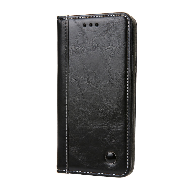 For iPhone XR Retro Book Design Horizontal Flip PU Leather Case with Holder & Card Slots