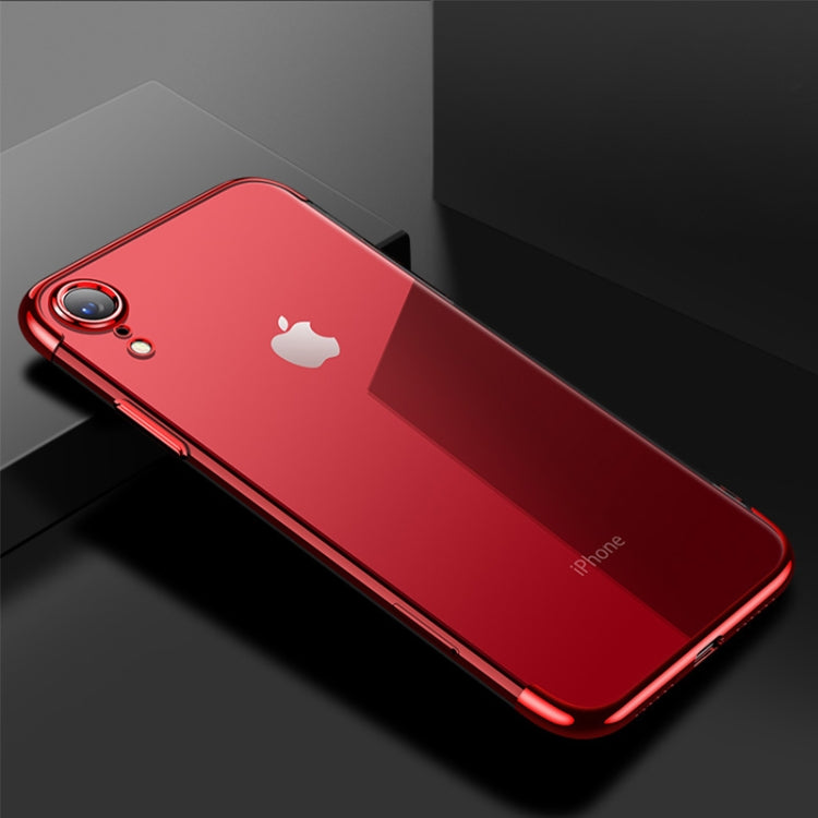For iPhone XR CAFELE Ultra-thin Electroplating Soft TPU Shockproof Protective Case
