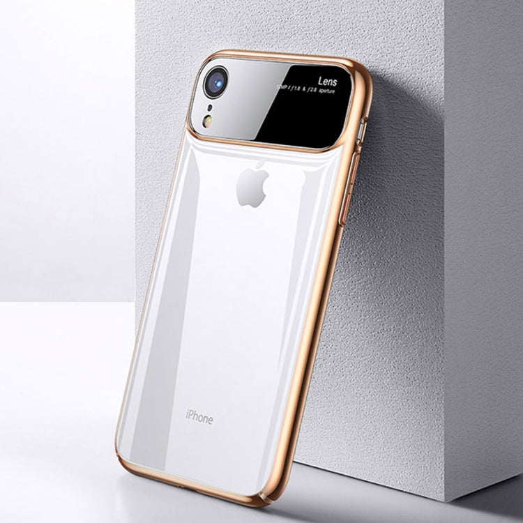 For iPhone XR TOTUDESIGN Magic Mirror Series Shockproof PC + Glass Protective Case