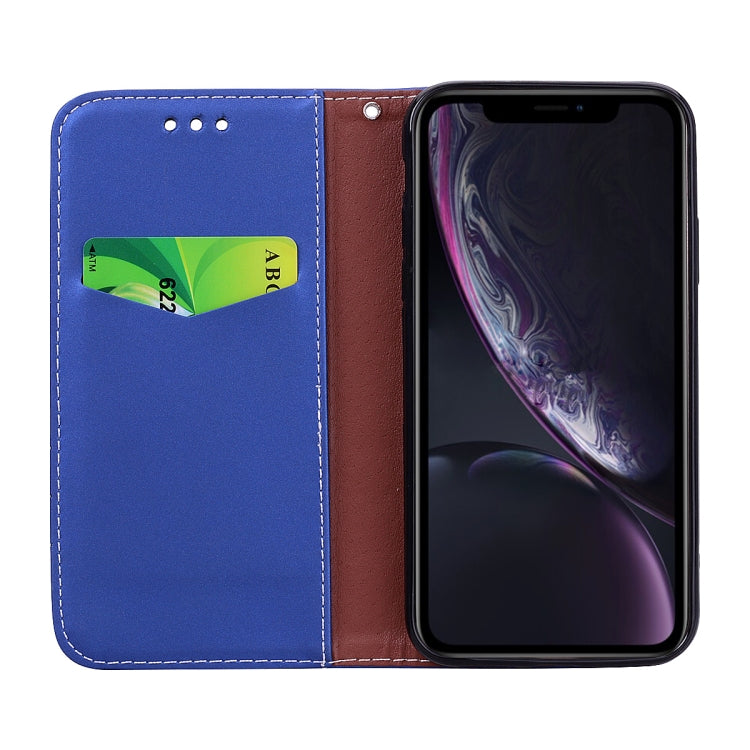 For iPhone XR Fashion Magnet Horizontal Flip Leather Case with Holder & Card Slots & Wallet