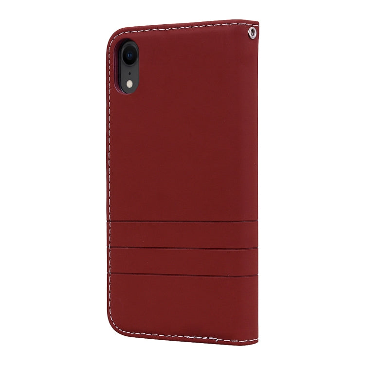 For iPhone XR Fashion Magnet Horizontal Flip Leather Case with Holder & Card Slots & Wallet