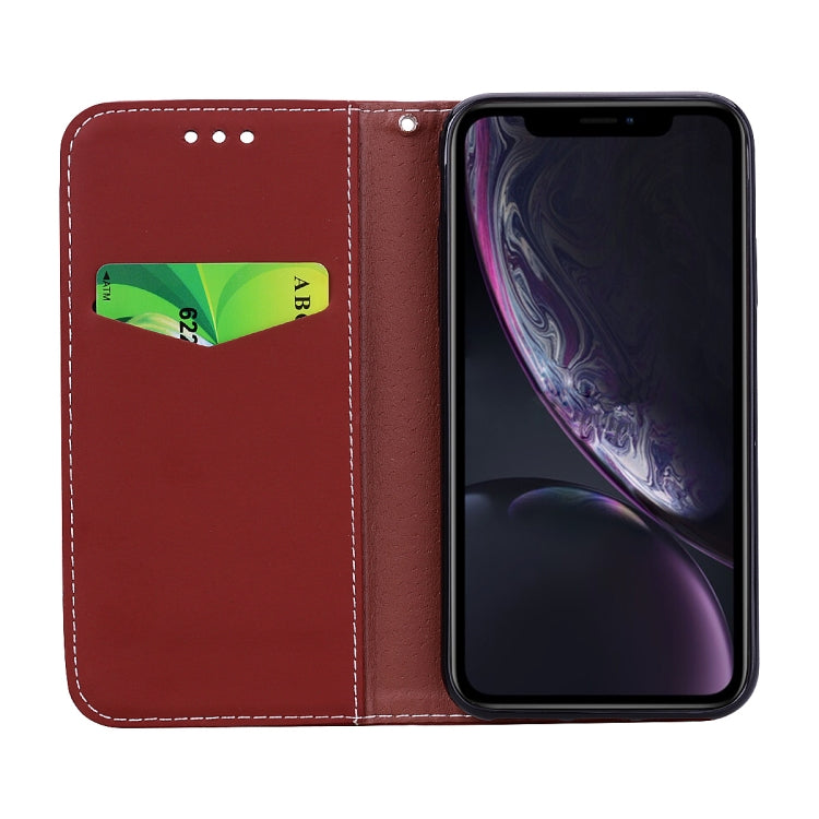 For iPhone XR Fashion Magnet Horizontal Flip Leather Case with Holder & Card Slots & Wallet