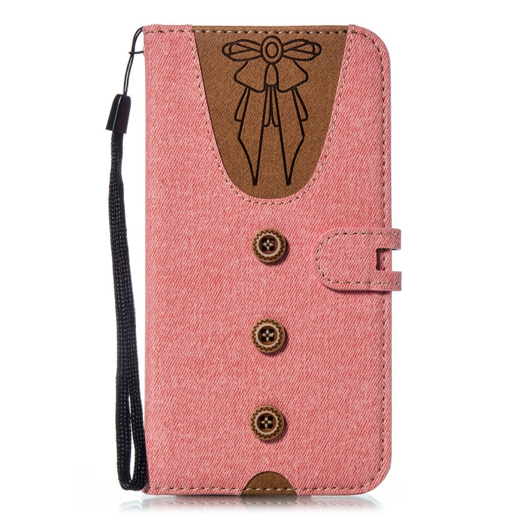 For iPhone XR Splicing Embossed Female Style Horizontal Flip Leather Case  with Holder & Card Slots & Wallet & Lanyard