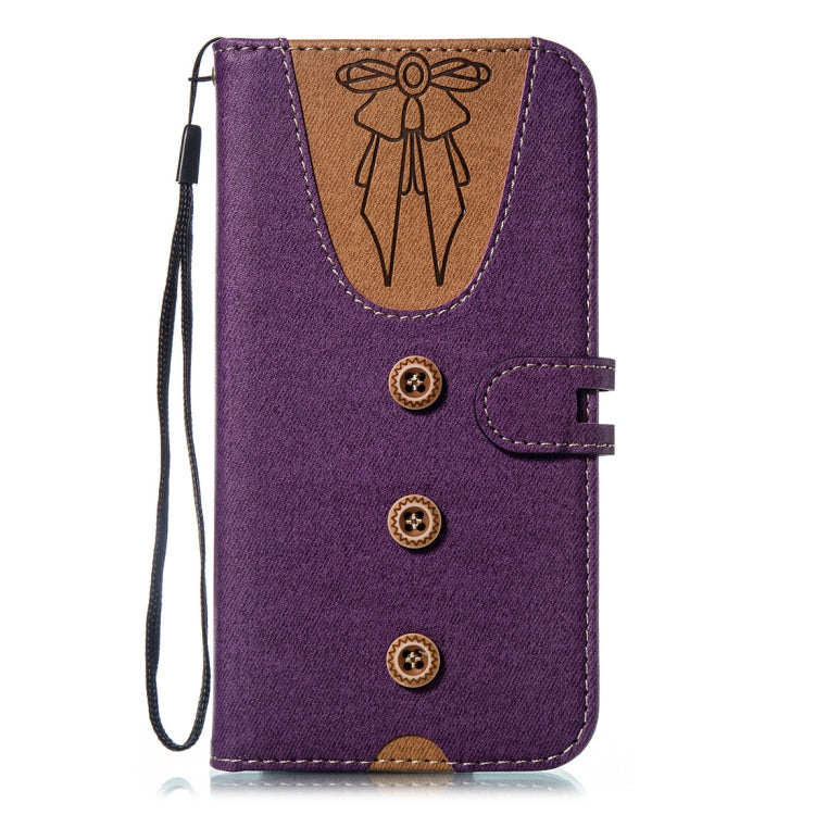 For iPhone XR Splicing Embossed Female Style Horizontal Flip Leather Case  with Holder & Card Slots & Wallet & Lanyard