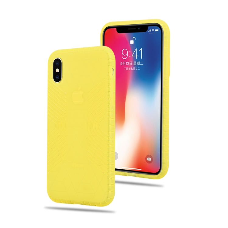 For iPhone XR Solid Color Anti-slip Shockproof TPU Case