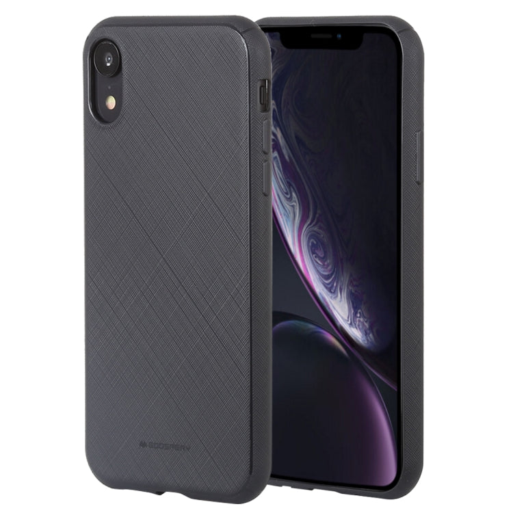 For iPhone XR GOOSPERY STYLE LUX Shockproof Soft TPU Case