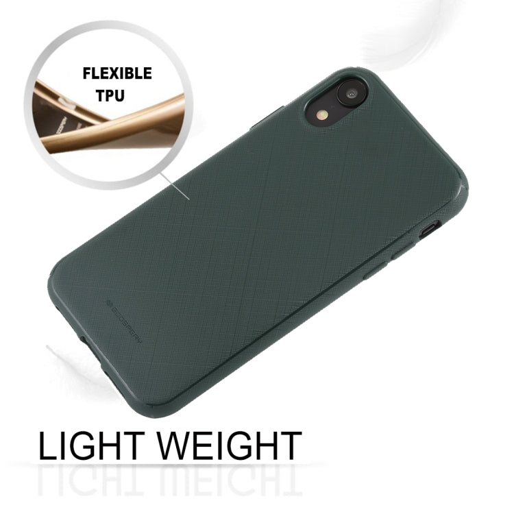 For iPhone XR GOOSPERY STYLE LUX Shockproof Soft TPU Case