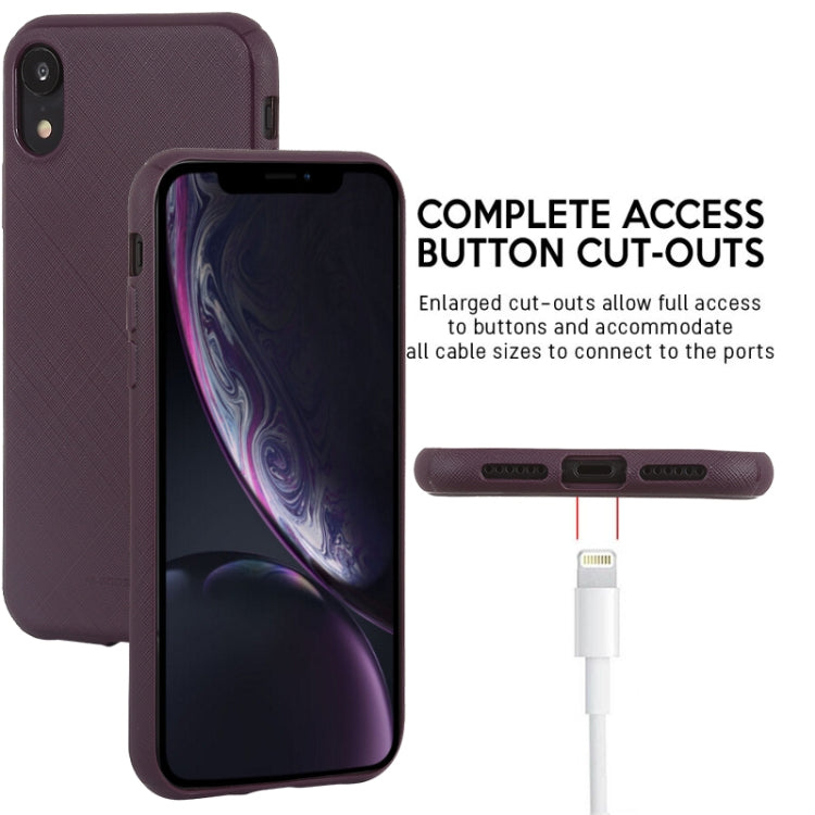 For iPhone XR GOOSPERY STYLE LUX Shockproof Soft TPU Case
