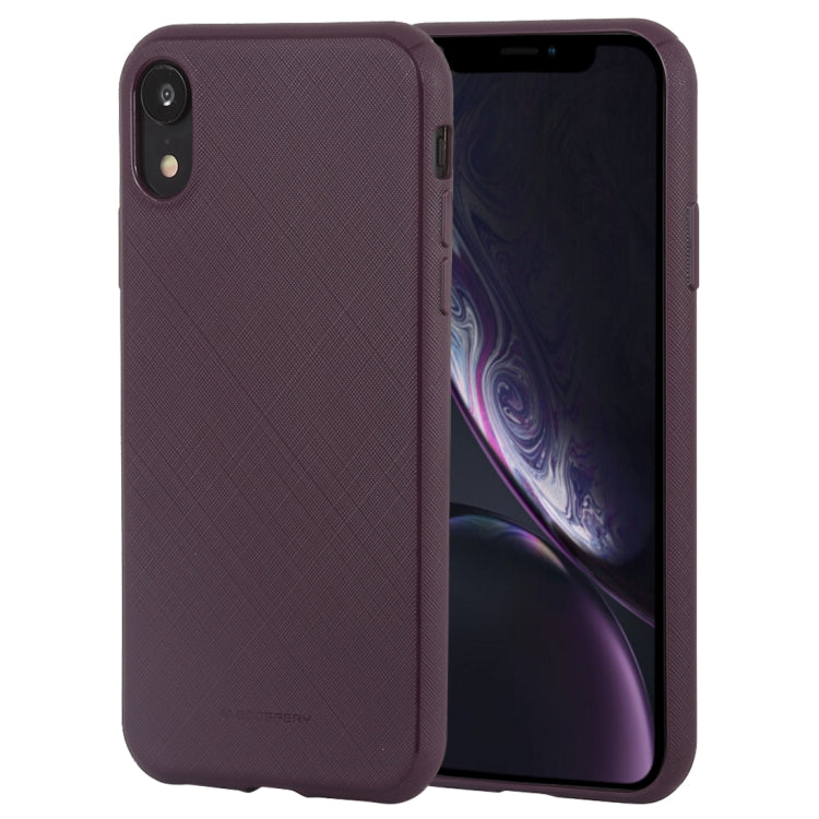 For iPhone XR GOOSPERY STYLE LUX Shockproof Soft TPU Case