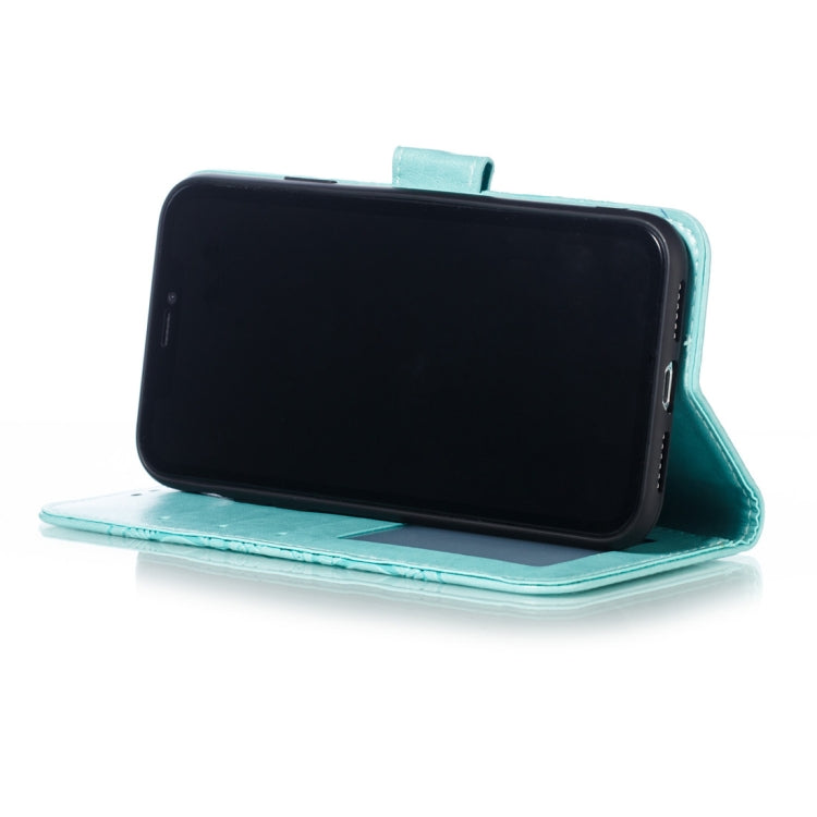 For iPhone XR Mandala Embossing Pattern Horizontal Flip Leather Case with Holder & Card Slots & Wallet & Photo Frame