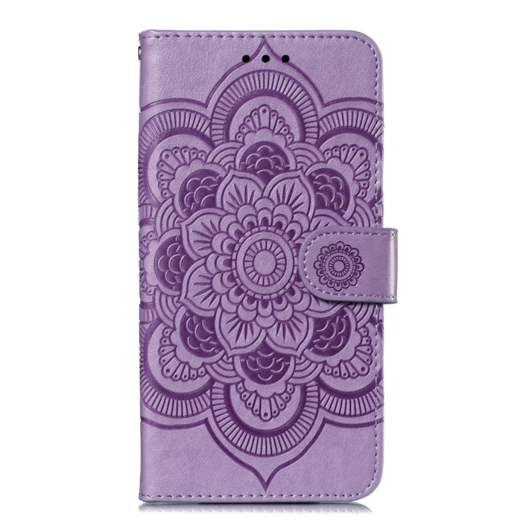 For iPhone XR Mandala Embossing Pattern Horizontal Flip Leather Case with Holder & Card Slots & Wallet & Photo Frame