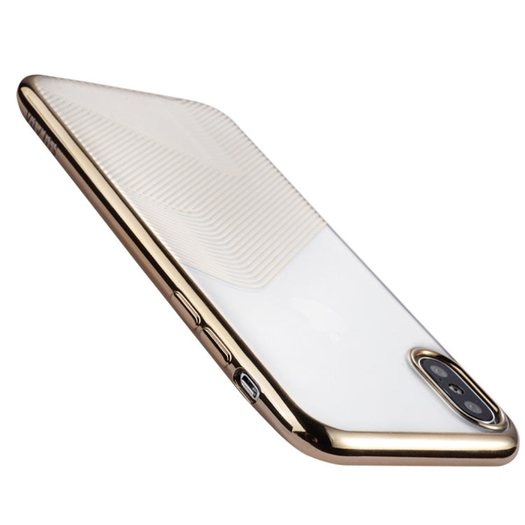 For iPhone XR SULADA Nano Plating + 3D Radium Carving TPU Soft Case (Black)