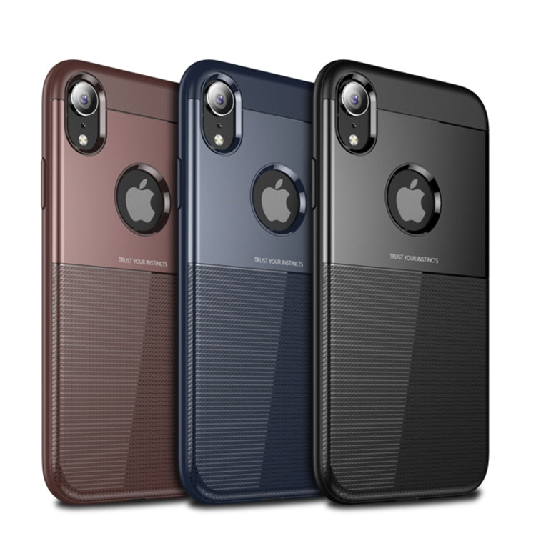 For iPhone XR UNBREANK PC + TPU Invisible Airbag Shockproof Protective Case (Black)