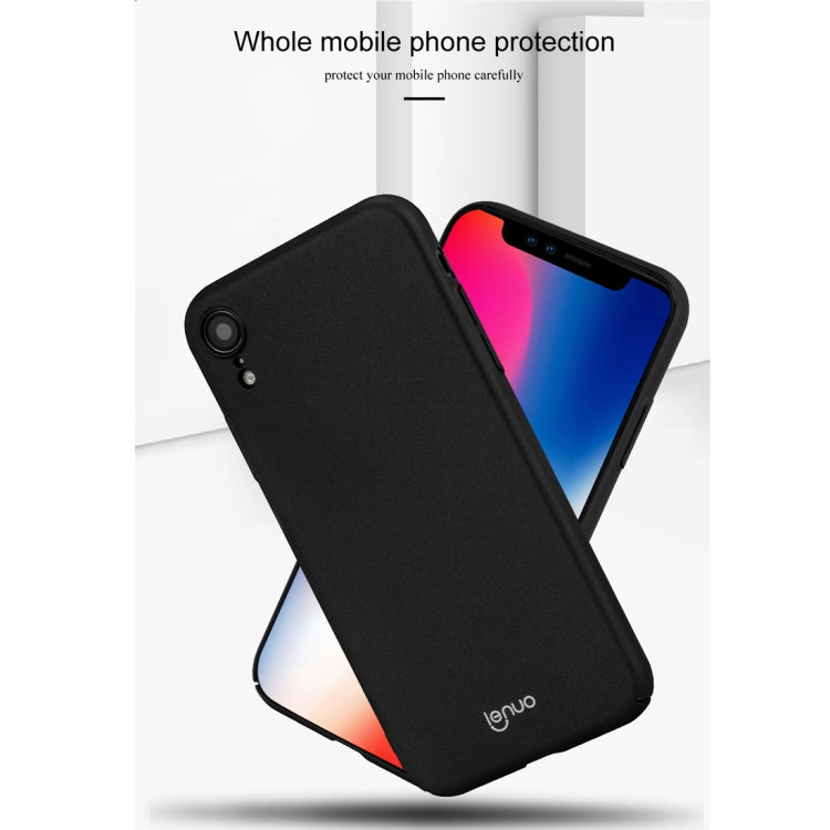 For iPhone XR lenuo Leshield Series Ultra-thin PC Case
