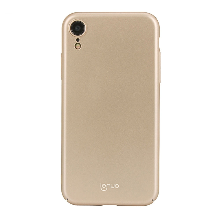 For iPhone XR lenuo Leshield Series Ultra-thin PC Case