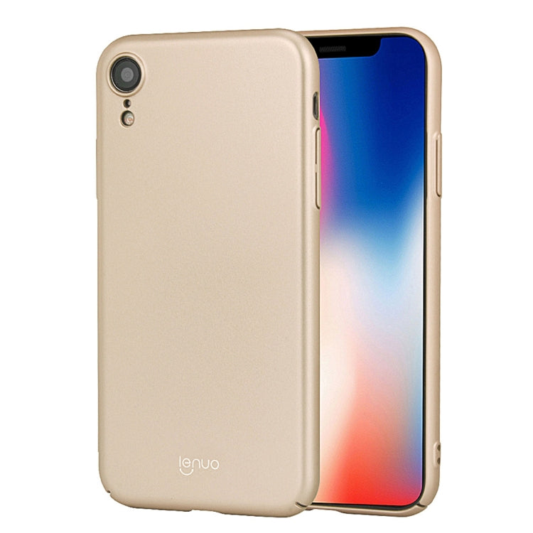 For iPhone XR lenuo Leshield Series Ultra-thin PC Case