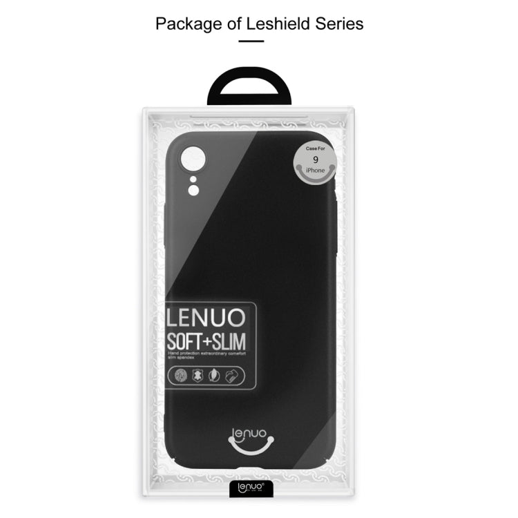 For iPhone XR lenuo Leshield Series Ultra-thin PC Case