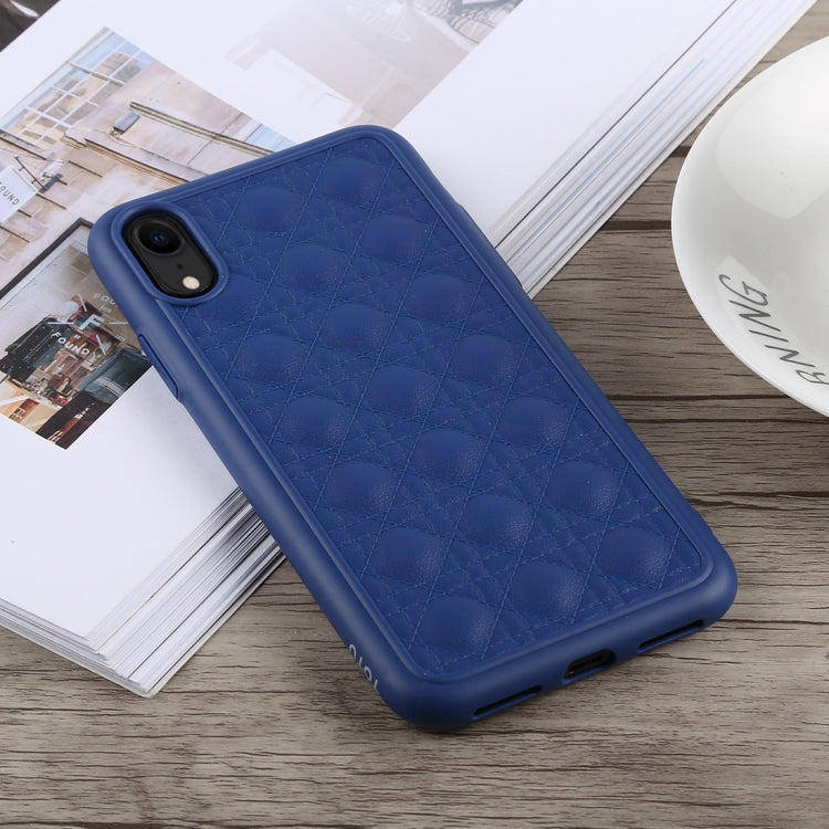 For iPhone XR TOTUDESIGN Deo Series Shockproof TPU+PU Case