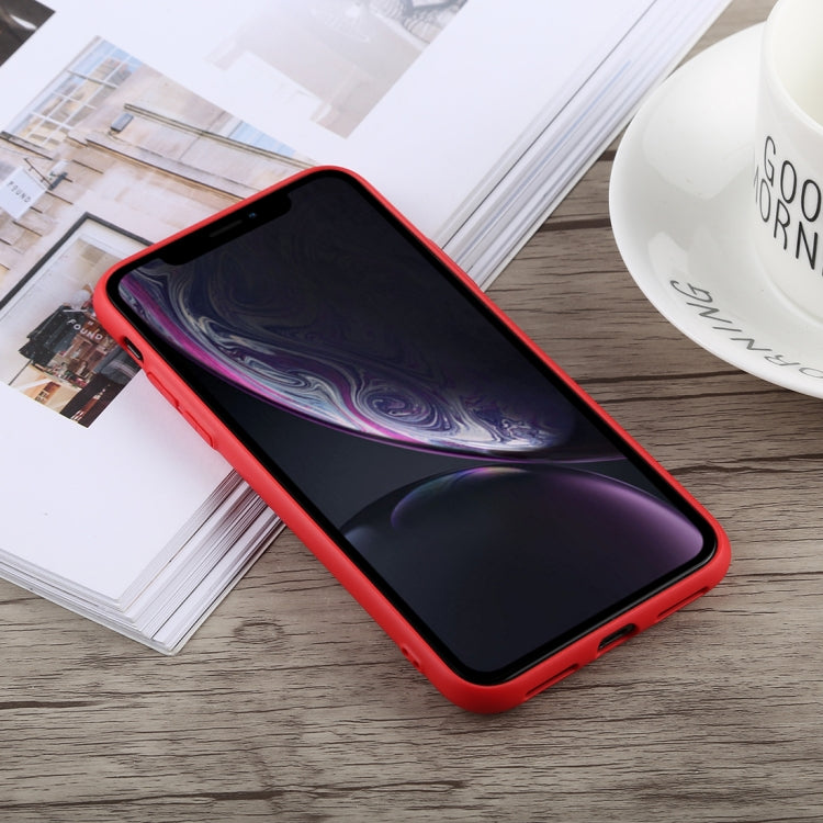 For iPhone XR TOTUDESIGN Deo Series Shockproof TPU+PU Case