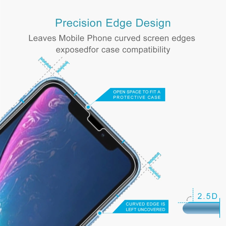 For iPhone 11 / XR GOOSPERY 0.26mm 9H 2.5D Transparent Tempered Glass Film