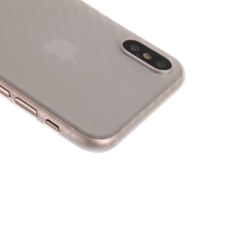 For iPhone XR Carbon Fiber Ultrathin PP Protective Case