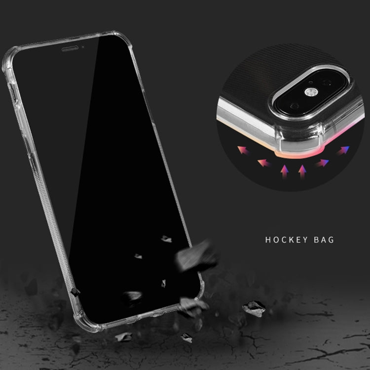 For iPhone XR Shockproof Ultrathin Transparent TPU Protective Case with Card Slot