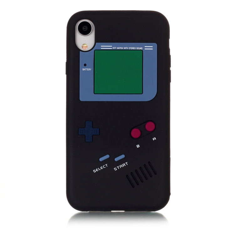 For iPhone XR Game Boy Pattern Silicone Protective Case