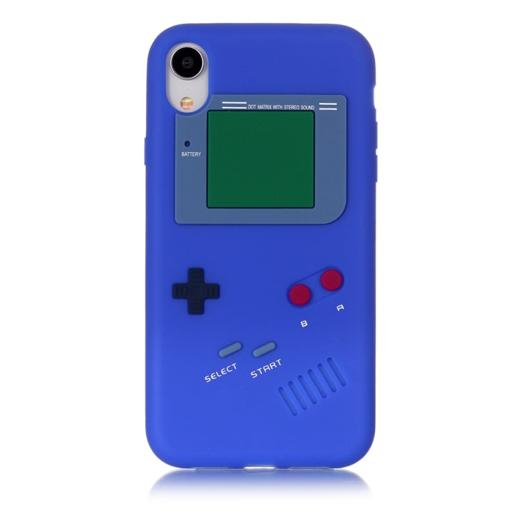 For iPhone XR Game Boy Pattern Silicone Protective Case