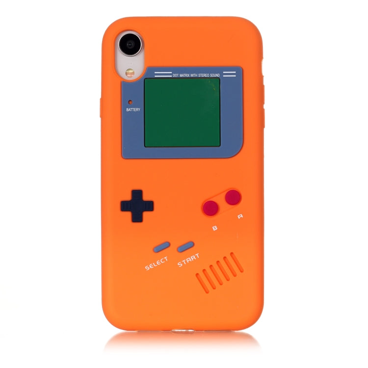 For iPhone XR Game Boy Pattern Silicone Protective Case