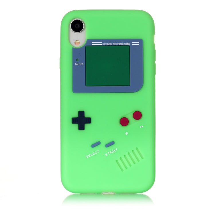For iPhone XR Game Boy Pattern Silicone Protective Case