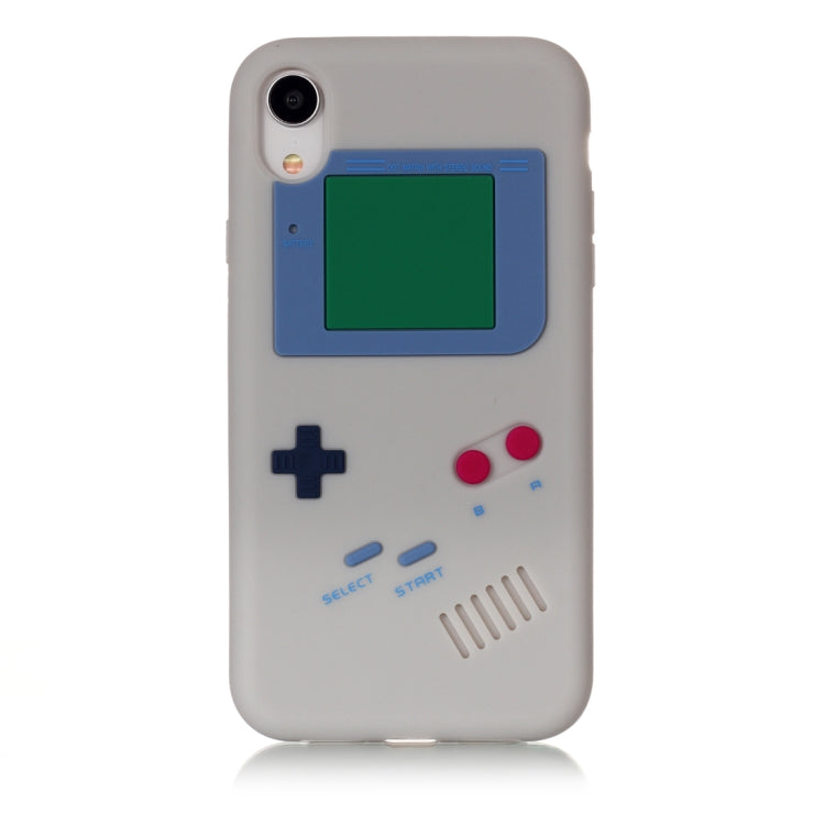 For iPhone XR Game Boy Pattern Silicone Protective Case