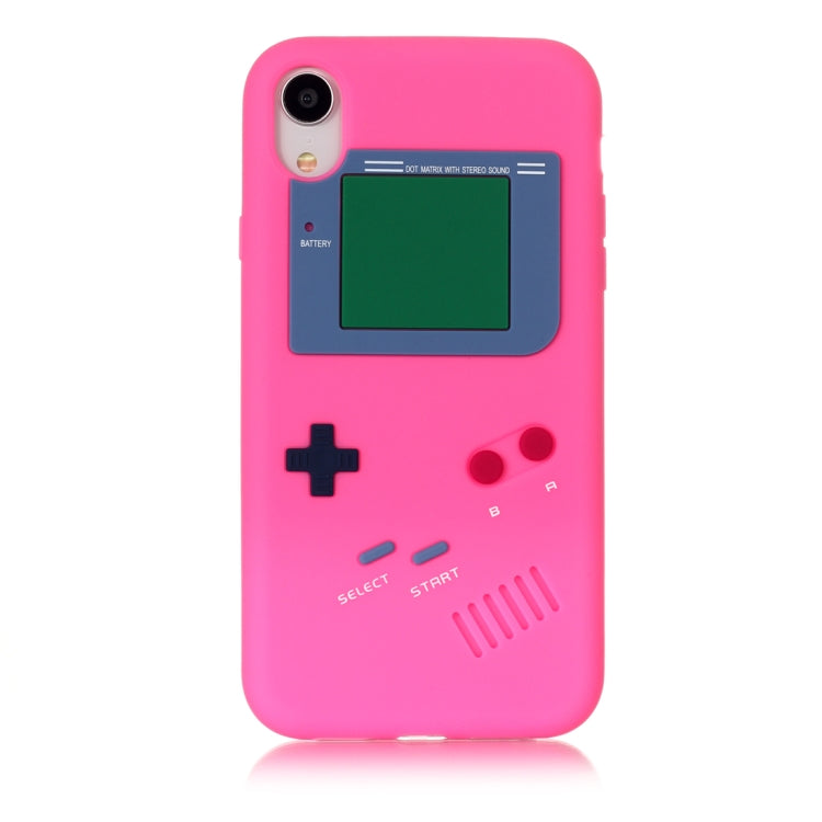 For iPhone XR Game Boy Pattern Silicone Protective Case