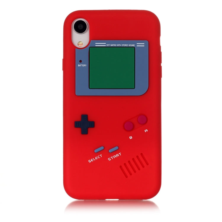 For iPhone XR Game Boy Pattern Silicone Protective Case