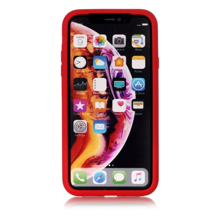 For iPhone XR Game Boy Pattern Silicone Protective Case