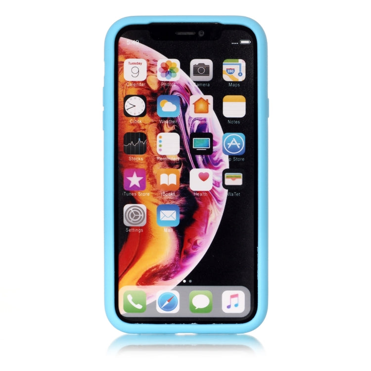 For iPhone XR Game Boy Pattern Silicone Protective Case