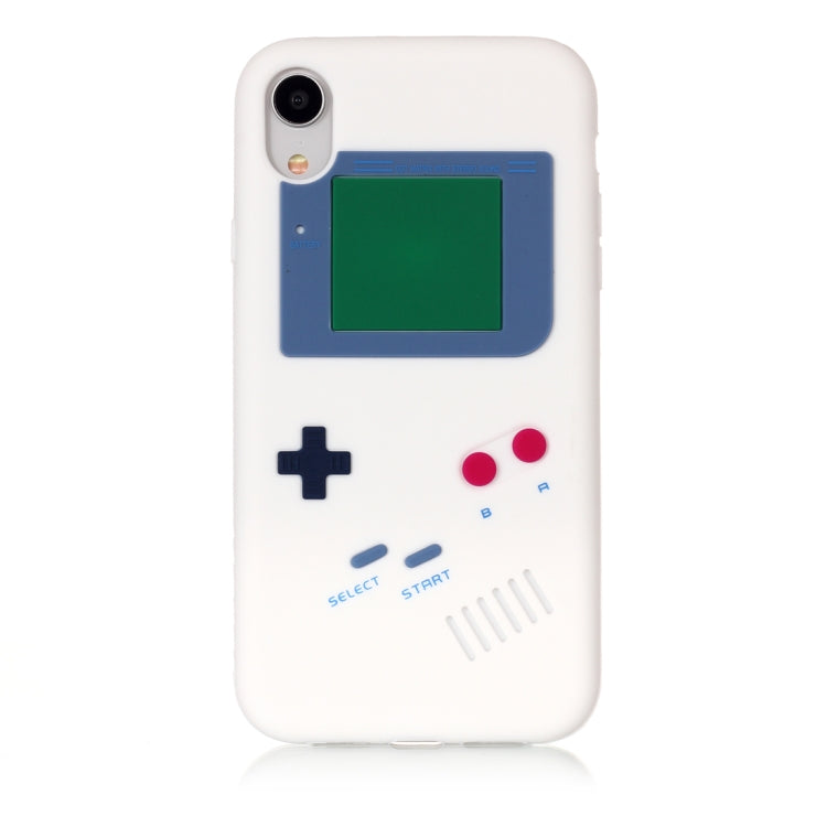 For iPhone XR Game Boy Pattern Silicone Protective Case
