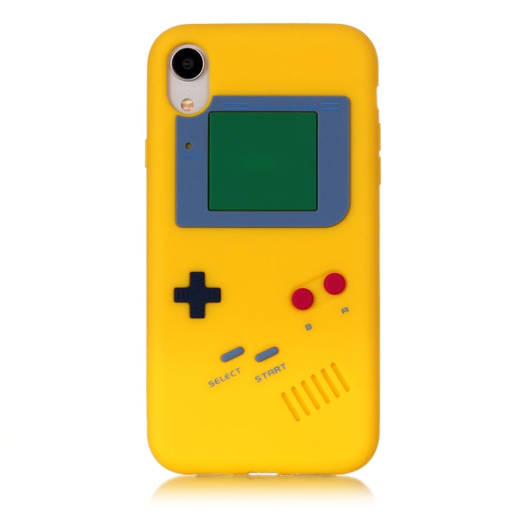 For iPhone XR Game Boy Pattern Silicone Protective Case