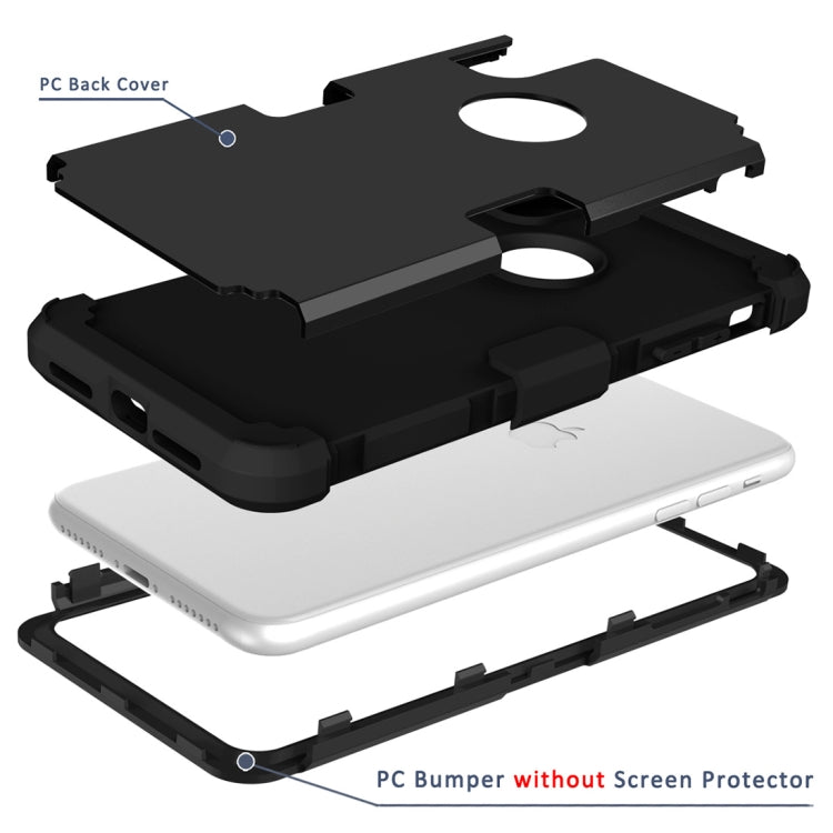 For iPhone XR Dropproof PC + Silicone Case