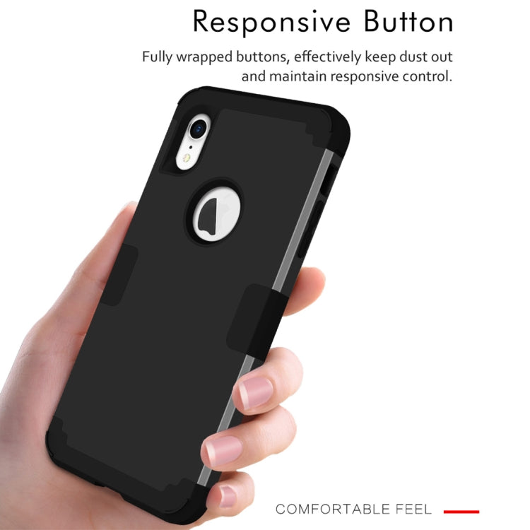 For iPhone XR Dropproof PC + Silicone Case