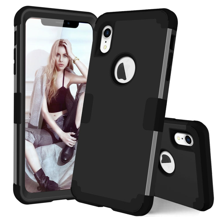 For iPhone XR Dropproof PC + Silicone Case