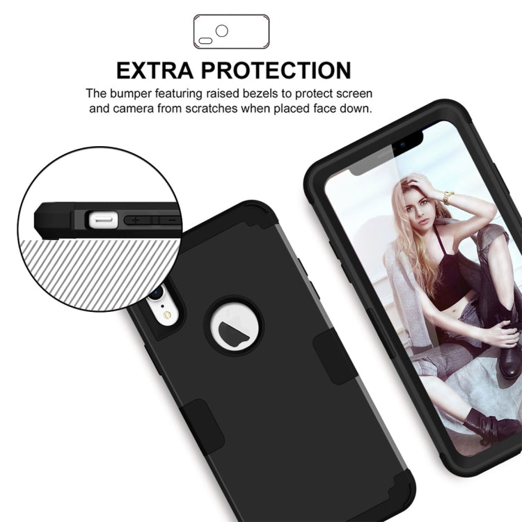 For iPhone XR Dropproof PC + Silicone Case