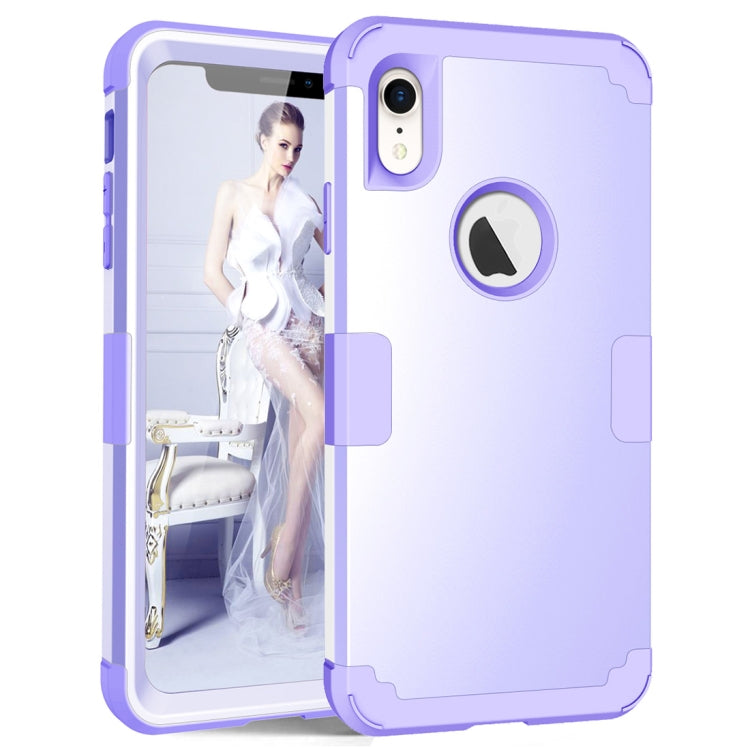 For iPhone XR Dropproof PC + Silicone Case