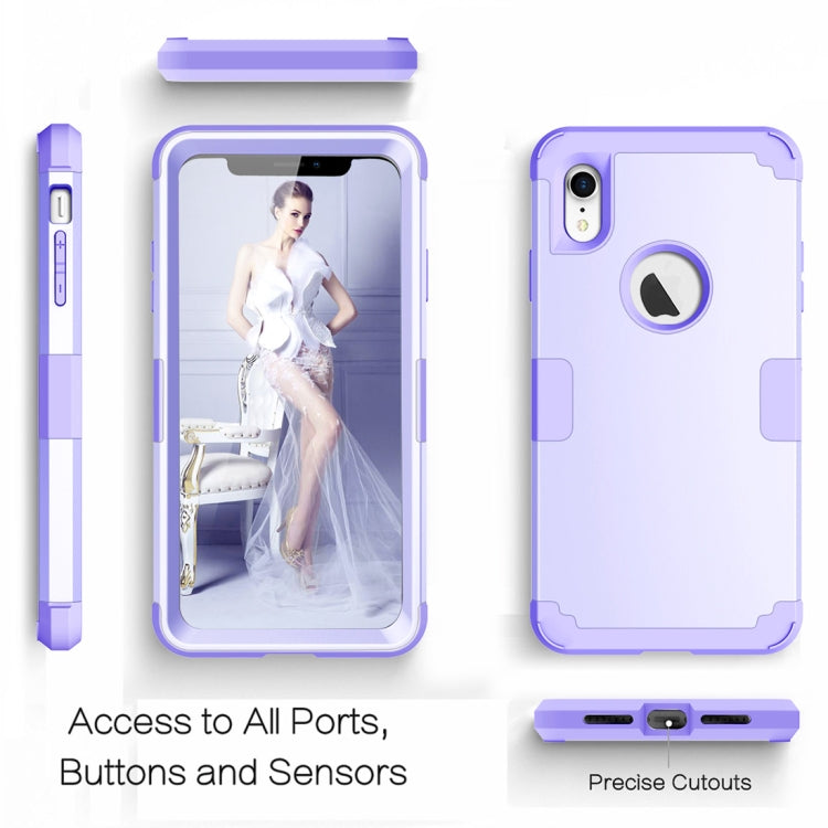 For iPhone XR Dropproof PC + Silicone Case