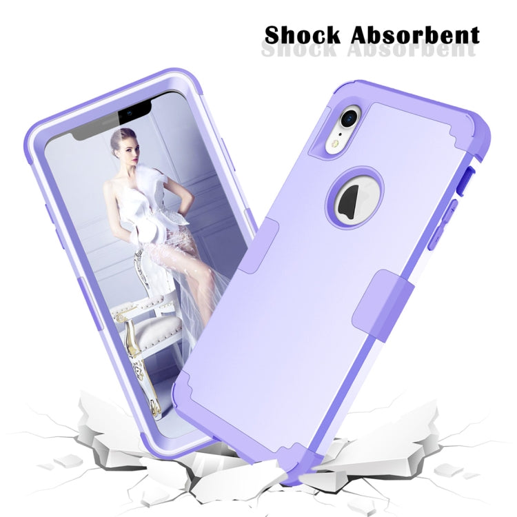 For iPhone XR Dropproof PC + Silicone Case