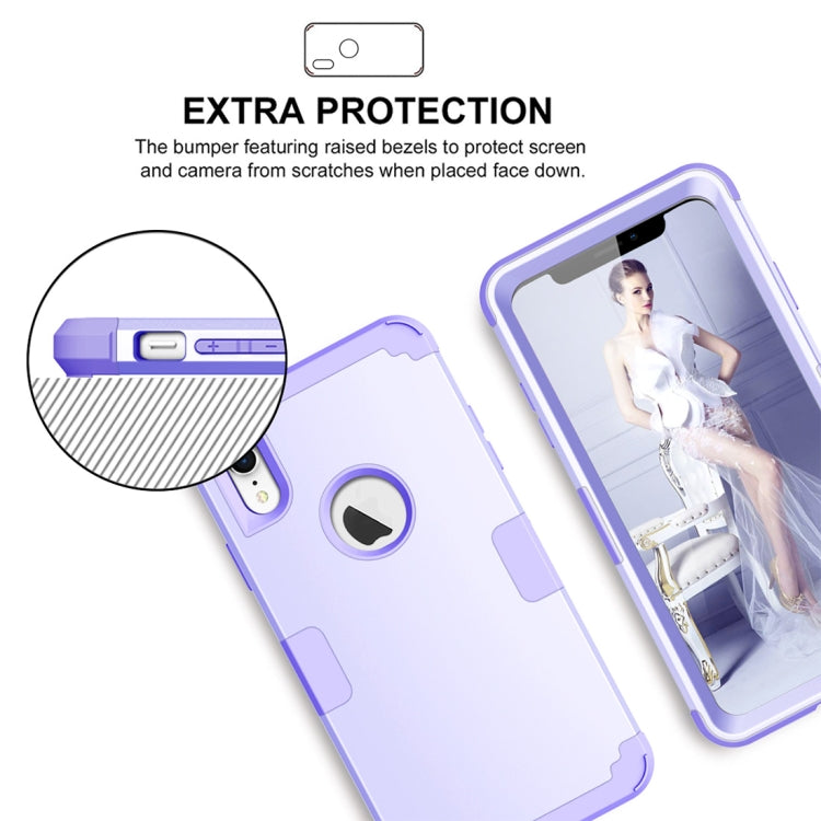 For iPhone XR Dropproof PC + Silicone Case