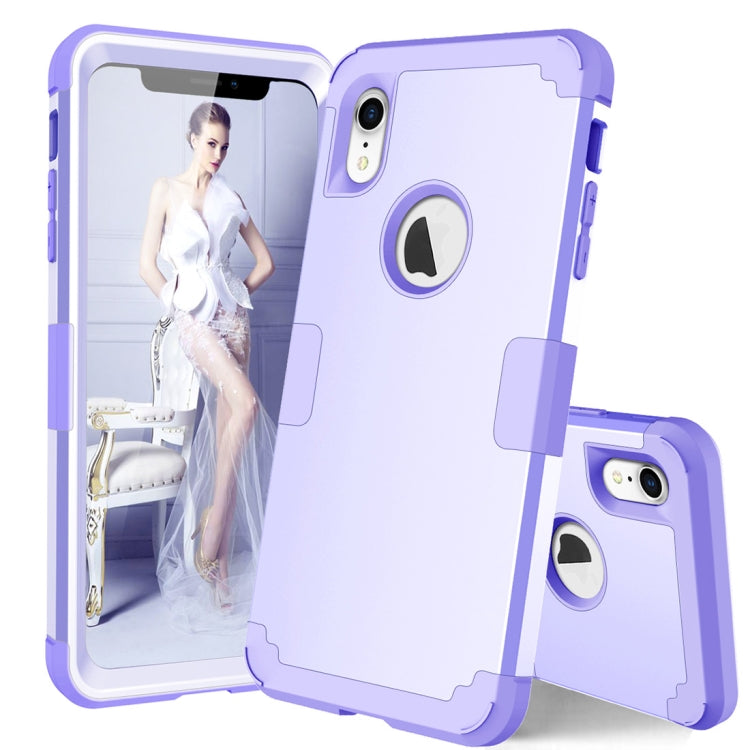 For iPhone XR Dropproof PC + Silicone Case