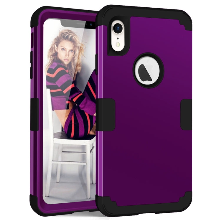 For iPhone XR Dropproof PC + Silicone Case