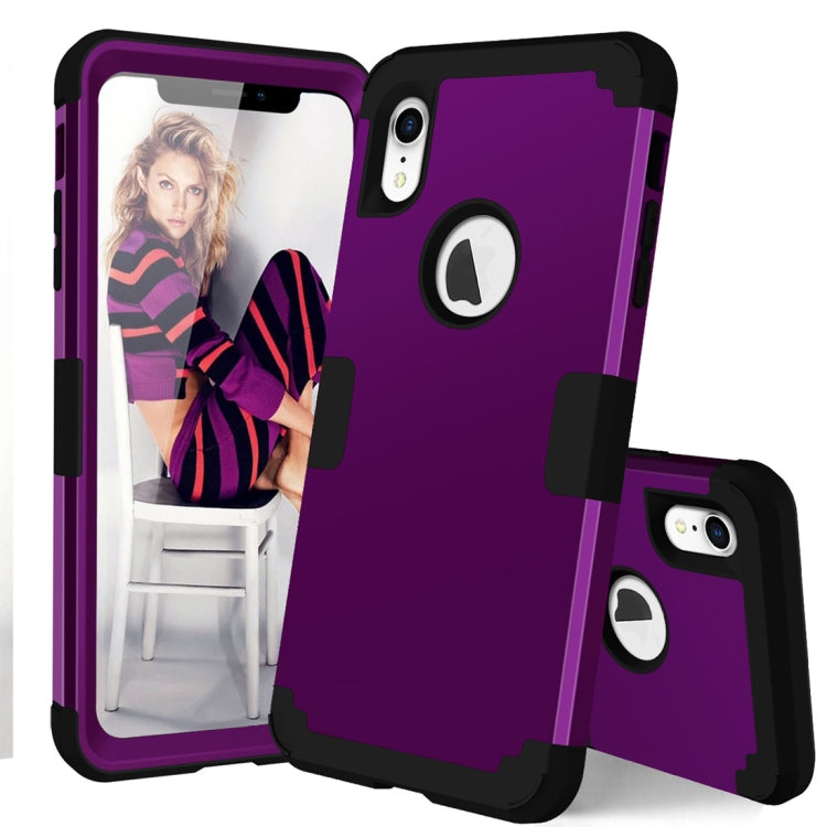 For iPhone XR Dropproof PC + Silicone Case